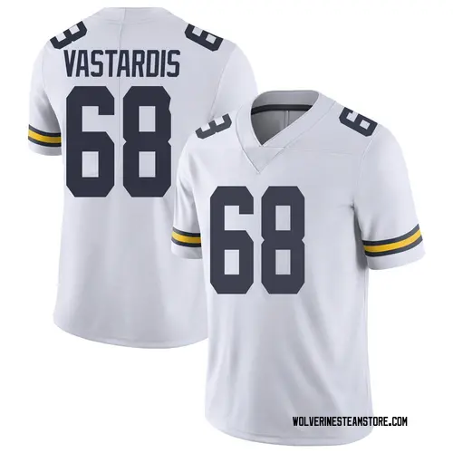 Men's Andrew Vastardis Michigan Wolverines Limited White Brand Jordan Football College Jersey