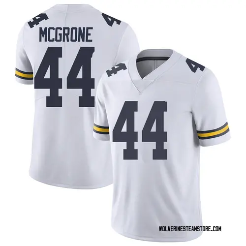 Men's Cameron McGrone Michigan Wolverines Limited White Brand Jordan Football College Jersey