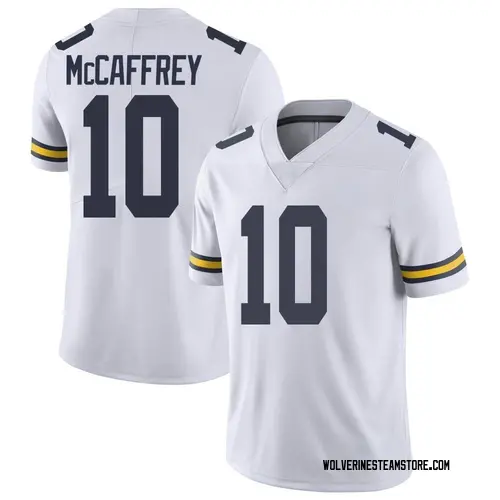 Men's Dylan McCaffrey Michigan Wolverines Limited White Brand Jordan Football College Jersey