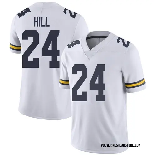 Men's Lavert Hill Michigan Wolverines Limited White Brand Jordan Football College Jersey