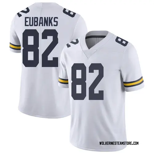 Men's Nick Eubanks Michigan Wolverines Limited White Brand Jordan Football College Jersey