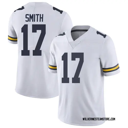 Men's Peyton Smith Michigan Wolverines Limited White Brand Jordan Football College Jersey