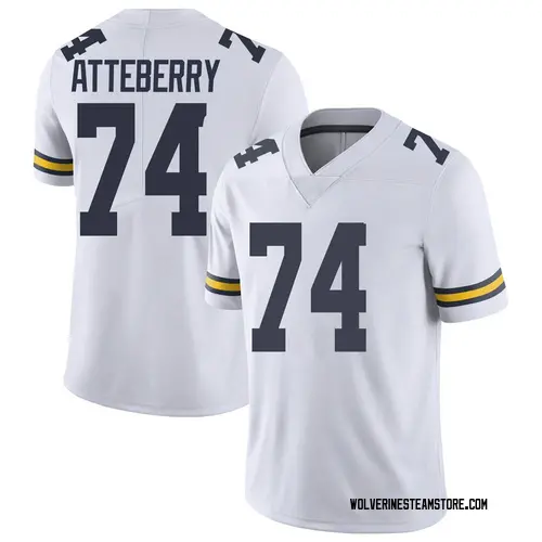 Men's Reece Atteberry Michigan Wolverines Limited White Brand Jordan Football College Jersey