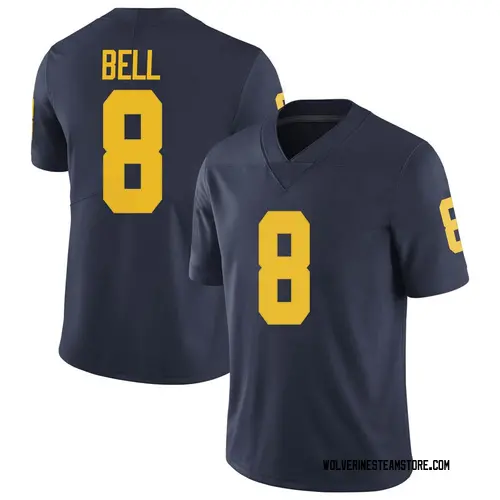 Men's Ronnie Bell Michigan Wolverines Limited Navy Brand Jordan Football College Jersey