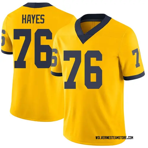 Men's Ryan Hayes Michigan Wolverines Limited Brand Jordan Maize Football College Jersey
