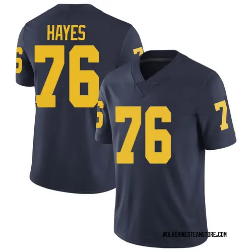 Men's Ryan Hayes Michigan Wolverines Limited Navy Brand Jordan Football College Jersey