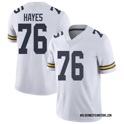 Men's Ryan Hayes Michigan Wolverines Limited White Brand Jordan Football College Jersey