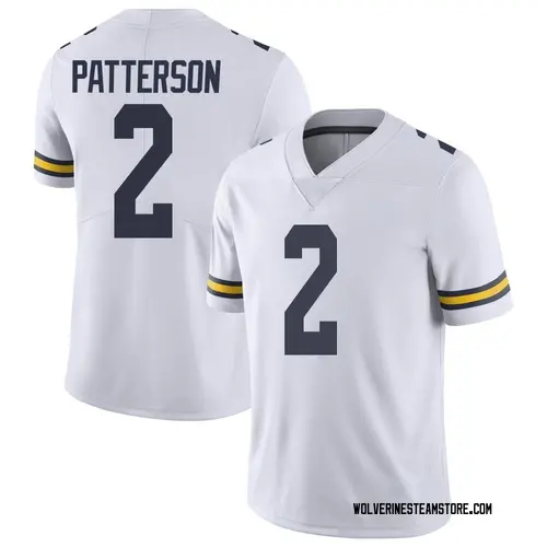 Youth Shea Patterson Michigan Wolverines Limited White Brand