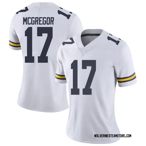 Women's Braiden McGregor Michigan Wolverines Limited White Brand Jordan Football College Jersey