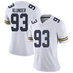 Women's Brand Jordan Joey Klunder Michigan Wolverines Limited White Football College Jersey