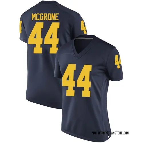 Women's Cameron McGrone Michigan Wolverines Replica Navy Brand Jordan Football College Jersey