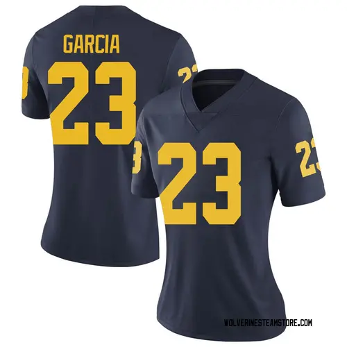 Women's Gaige Garcia Michigan Wolverines Limited Navy Brand Jordan Football College Jersey