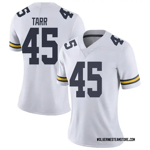 Women's Greg Tarr Michigan Wolverines Limited White Brand Jordan Football College Jersey