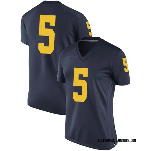 Women's Joe Milton III Michigan Wolverines Replica Navy Brand Jordan Football College Jersey