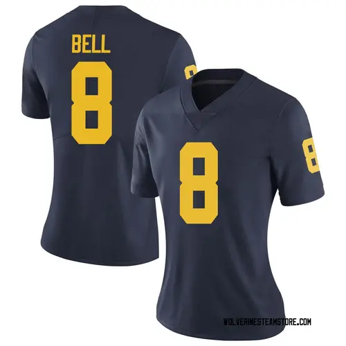 Women's Ronnie Bell Michigan Wolverines Limited Navy Brand Jordan Football College Jersey