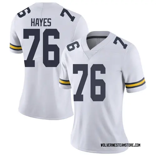 Women's Ryan Hayes Michigan Wolverines Limited White Brand Jordan Football College Jersey