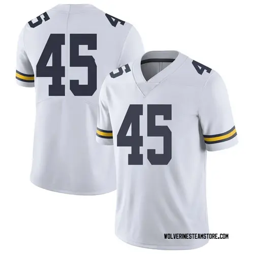 Youth Adam Shibley Michigan Wolverines Limited White Brand Jordan Football College Jersey