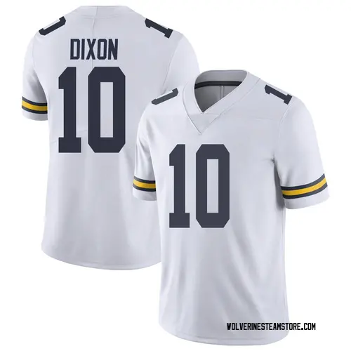 Youth Cristian Dixon Michigan Wolverines Limited White Brand Jordan Football College Jersey