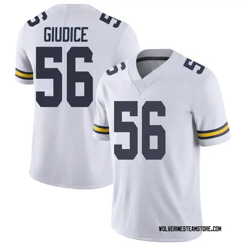 Youth Dominick Giudice Michigan Wolverines Limited White Brand Jordan Football College Jersey