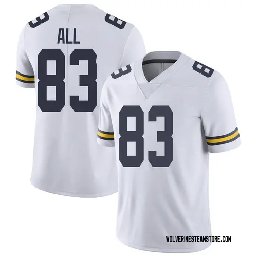 Youth Erick All Michigan Wolverines Limited White Brand Jordan Football College Jersey