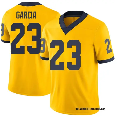 Youth Gaige Garcia Michigan Wolverines Limited Brand Jordan Maize Football College Jersey
