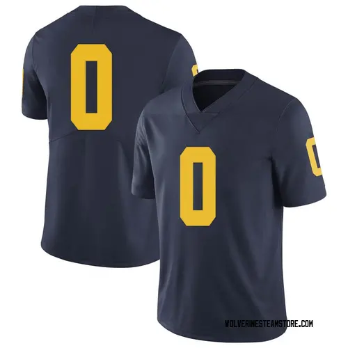 Youth Giles Jackson Michigan Wolverines Limited Navy Brand Jordan Football College Jersey