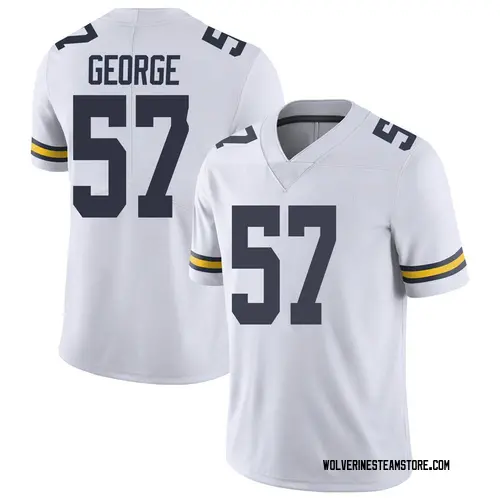 Youth Joey George Michigan Wolverines Limited White Brand Jordan Football College Jersey