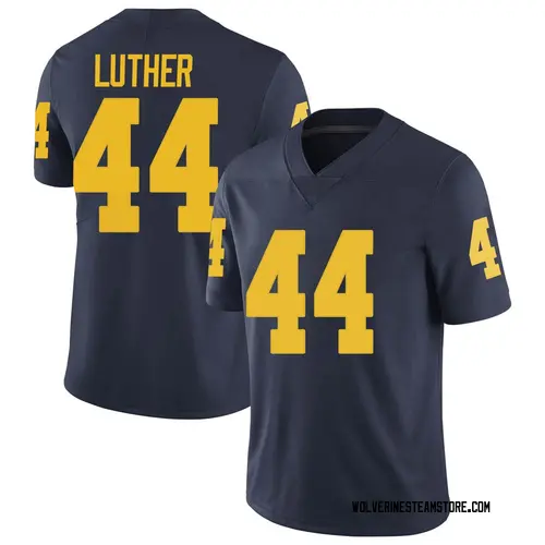 Youth Joshua Luther Michigan Wolverines Limited Navy Brand Jordan Football College Jersey