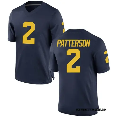 Youth Shea Patterson Michigan Wolverines Replica Navy Brand Jordan Football College Jersey