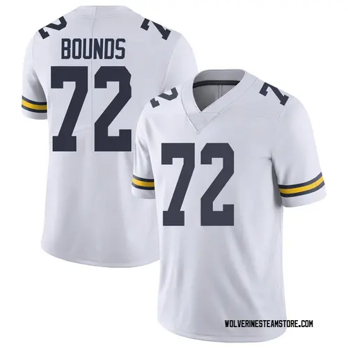Youth Tristan Bounds Michigan Wolverines Limited White Brand Jordan Football College Jersey