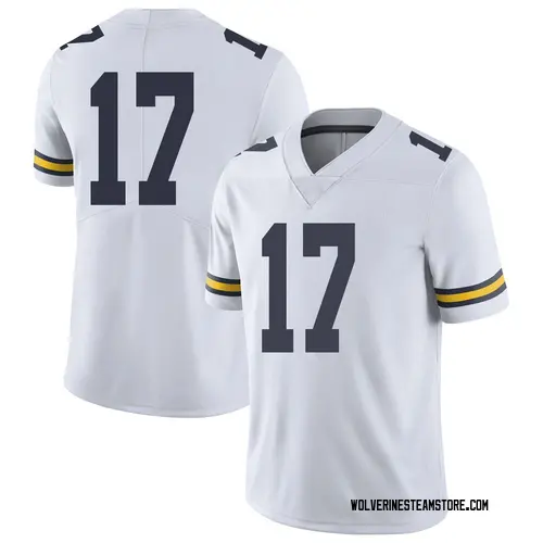Youth Will Hart Michigan Wolverines Limited White Brand Jordan Football College Jersey