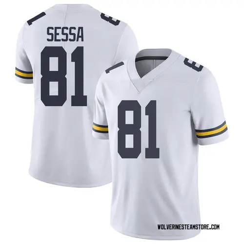 Youth Will Sessa Michigan Wolverines Limited White Brand Jordan Football College Jersey